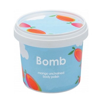 Exfoliant Vegan pentru corp Mango Unchained Bomb Cosmetics, 365ml Exfoliant Vegan pentru corp Mango Unchained Bomb Cosmetics, 365ml