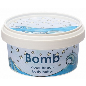 Unt pentru corp Coco Beach Bomb Cosmetics, 210ml Unt pentru corp Coco Beach Bomb Cosmetics, 210ml