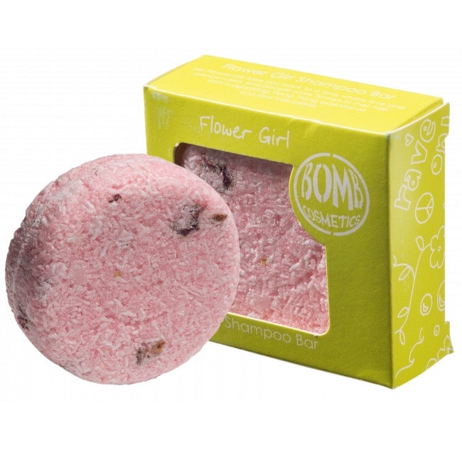 Sampon solid Vegan Flower Girl 50g, Bomb Cosmetics