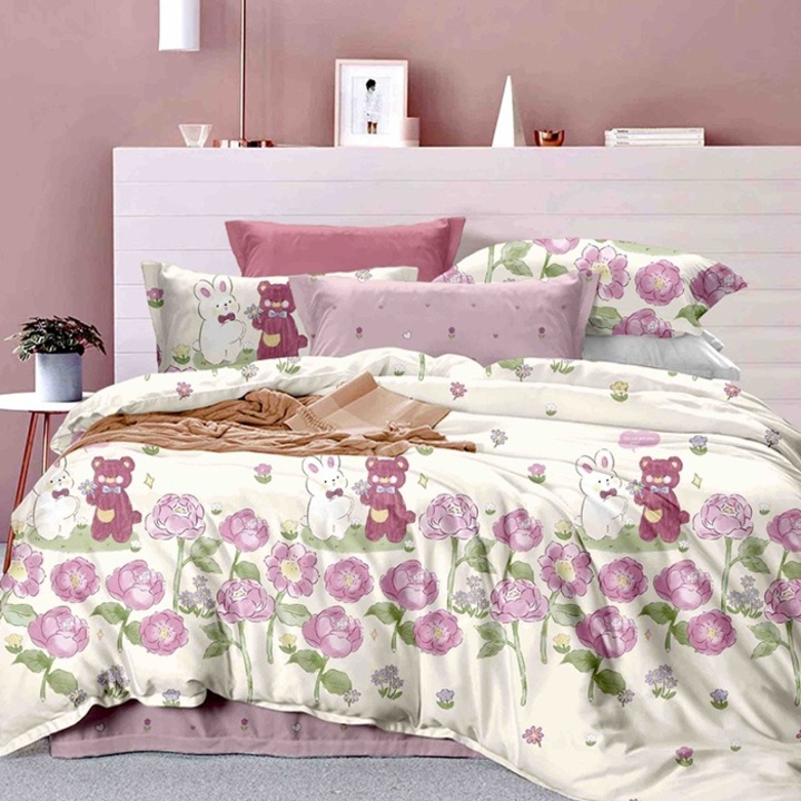 Ágyneműhuzat 1 személyre, LX0506 modell, Finet, 4 darab