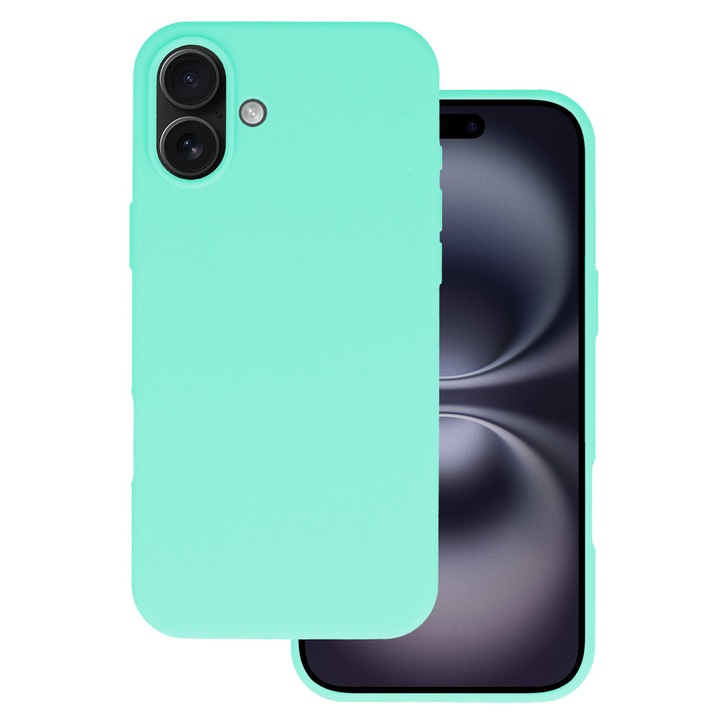 Husa pentru Apple iPhone 16 silicone case tint mint