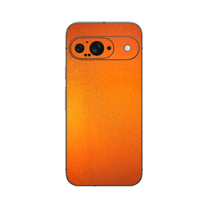 Протектор iSkinz за Google Pixel 9 - Tangerine Dream, Split Cut, Full Cover Adhesive Skin, Защита на задния и страничния капак