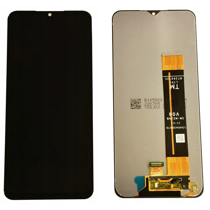 LCD дисплей, Moboparts, Съвместим с Samsung Galaxy M23 5G, 6.6'', 1080x2408px, Черен