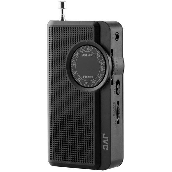 Radio portabil JVC RA-E311B, analog, mufa Jack 3.5 mm pentru casti, negru