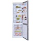 Combina frigorifica Arctic AK60355NFEMT+, 321 l, Clasa A+, No Frost, Fast Freeze XL Zone, Fresh Max 0°C, Display LCD, H 201 cm, Argintiu
