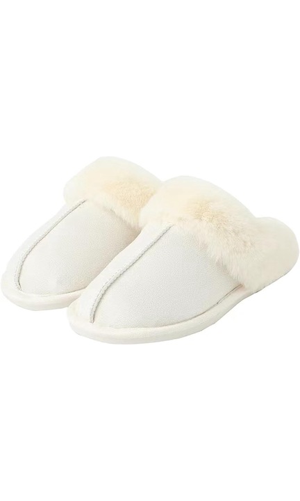 Домашни чехли, унисекс, бели, 36-37