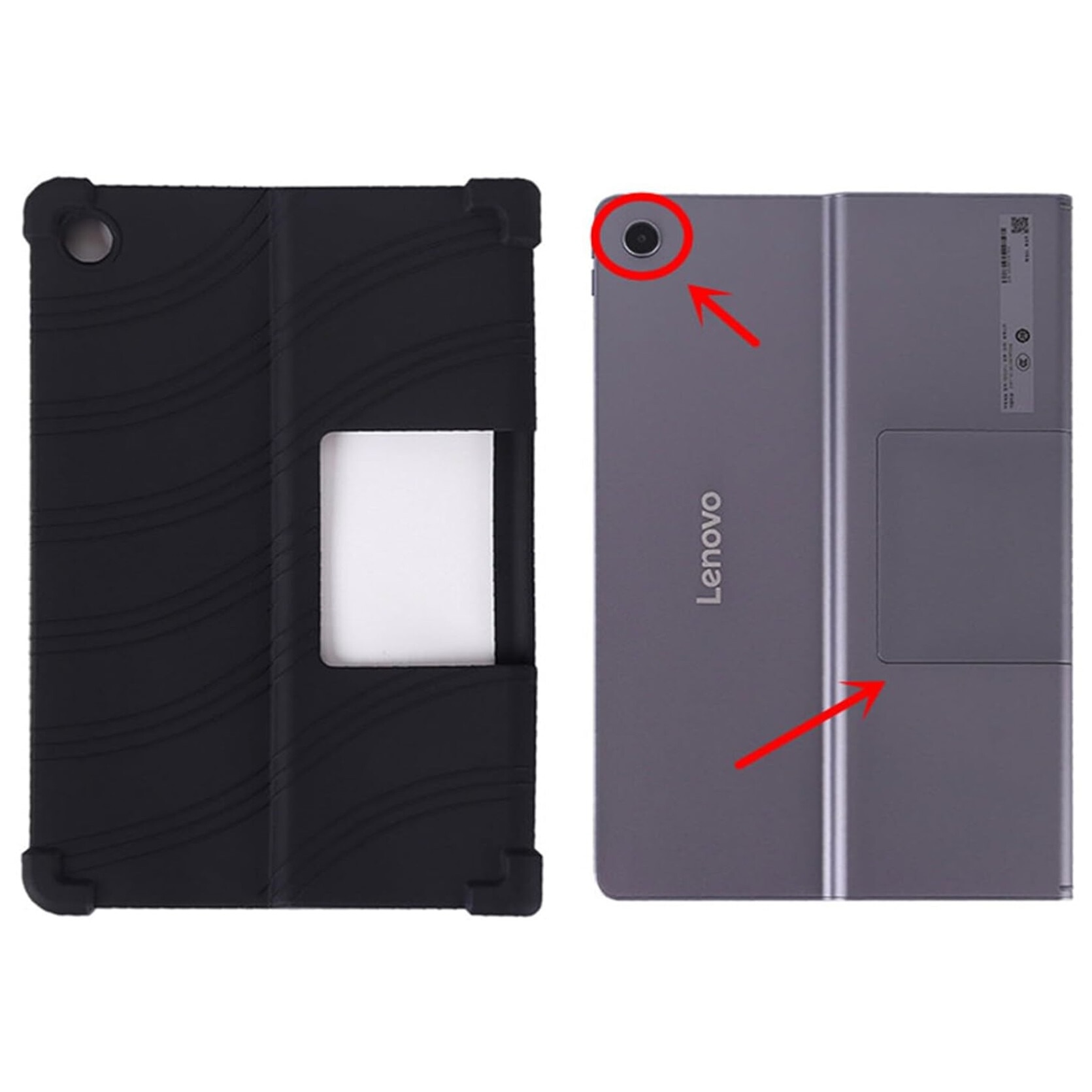 HUSA SILICON BASIC pentru Lenovo Tab Plus TB351FU 11.5" 2024 NEGRU