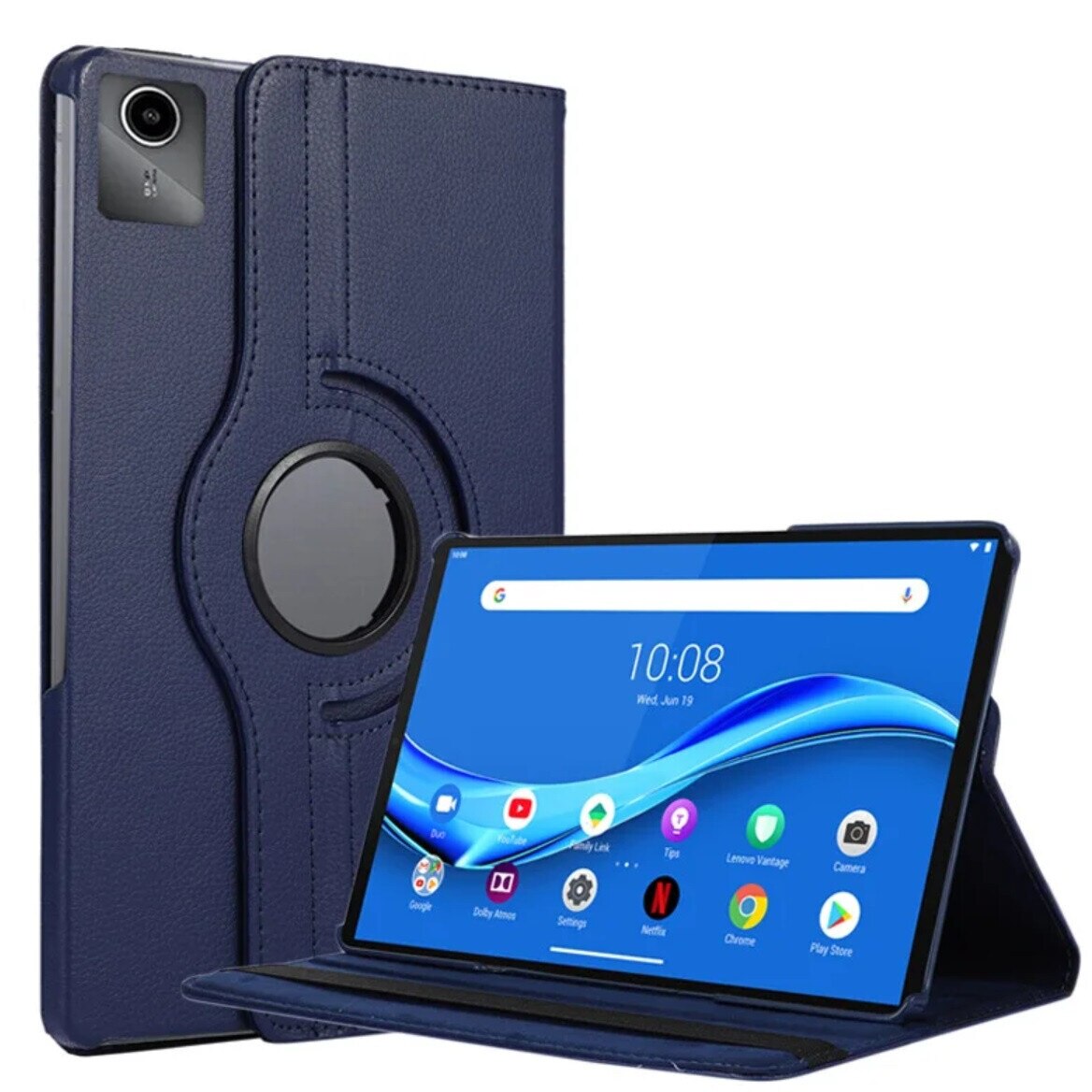 Husa 360 Pentru Lenovo Tab M11 10.95" 11" Tb330fu Tb330xu Tb331fc Albastru Inchis