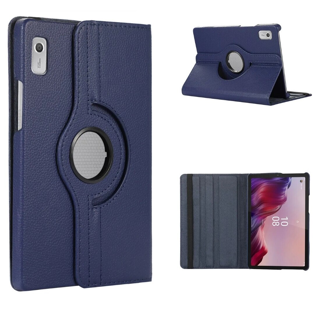 Rotary 360 HUSA pentru Lenovo Tab M9 2023 9" TB310XU TB310FU ALBASTRU INCHIS