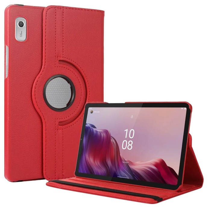 Forgatható 360 tablet tok Lenovo Tab M9 2023-hoz 9" TB310XU TB310FU piros