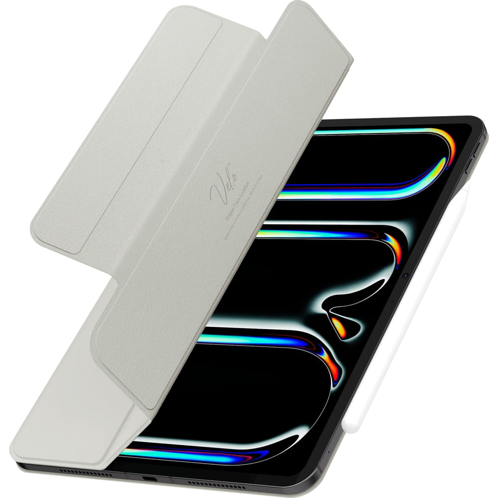 Husa tableta Spigen Air Skin Folio OneTap pentru iPad Pro 13" 7 gen. 2024 Gri