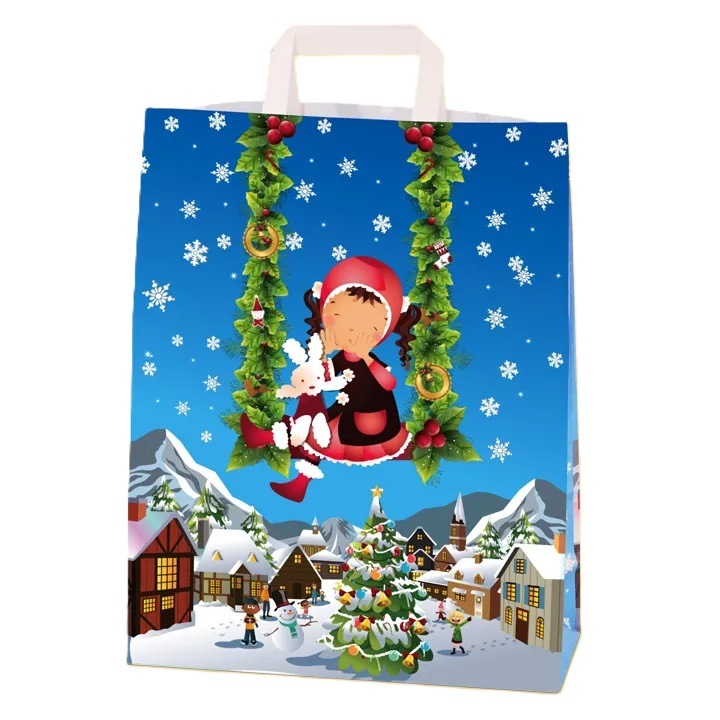 Set 5 Pungi cadou 35x12x41 cm, XXL, MSG Christmas Jolly