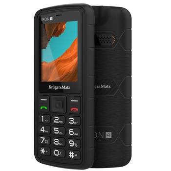 Telefon Kruger&Matz Iron 4 Negru Telefon Kruger&Matz Iron 4 Negru