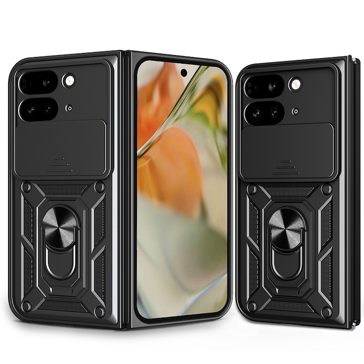 Калъф за Google Pixel 9 Pro Fold - Smartphosis Camshield - Черен