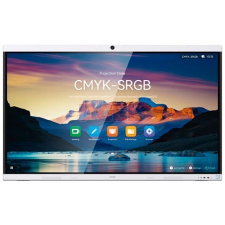Интерактивна дъска Huawei B3 65" IHB3-65-3YR, Ultra HD 3840 x 2160, HDMI, 4 x USB, Високоговорители 4x 10 W, Wi-Fi, Harmony OS