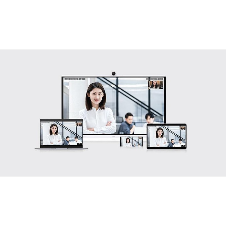 Интерактивна бяла дъска Huawei IdeaHub S2 IHS2-65SA, 65" 165 см, UHD, D-LED подсветка, Harmony, CPU 8-ядрен A73, RAM 8 GB, съхранение 64 GB, Съавторство, WeLink, Huawei Cloud Meeting, Bulletin Board, HiBoard, Web приложения