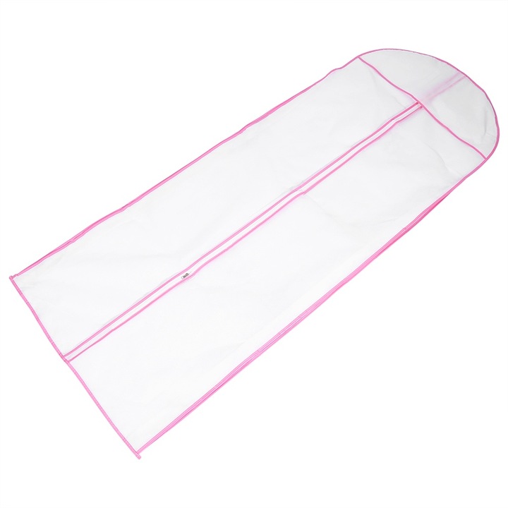 Jormftte menyasszonyi ruha tároló táska, nem szőtt anyag, könnyű, porvédelem, 60x120cm