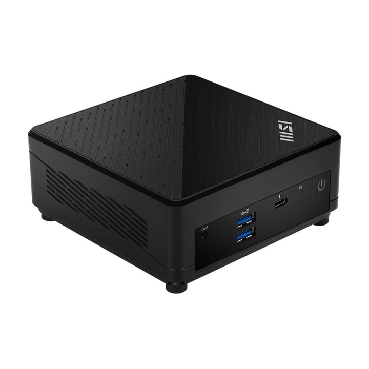 Mini PC MSI Cubi 5, Intel Core i3-1215U, 4xUSB3.2, 124x124x54mm, Fekete