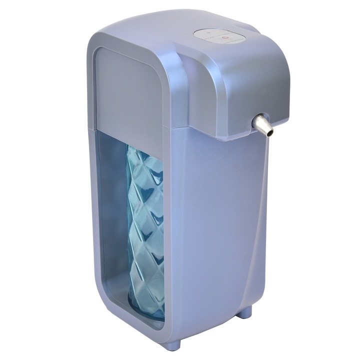 Automata szappanadagoló 300ml, Longziming, élénkpiros, falra vagy asztalra szerelhető