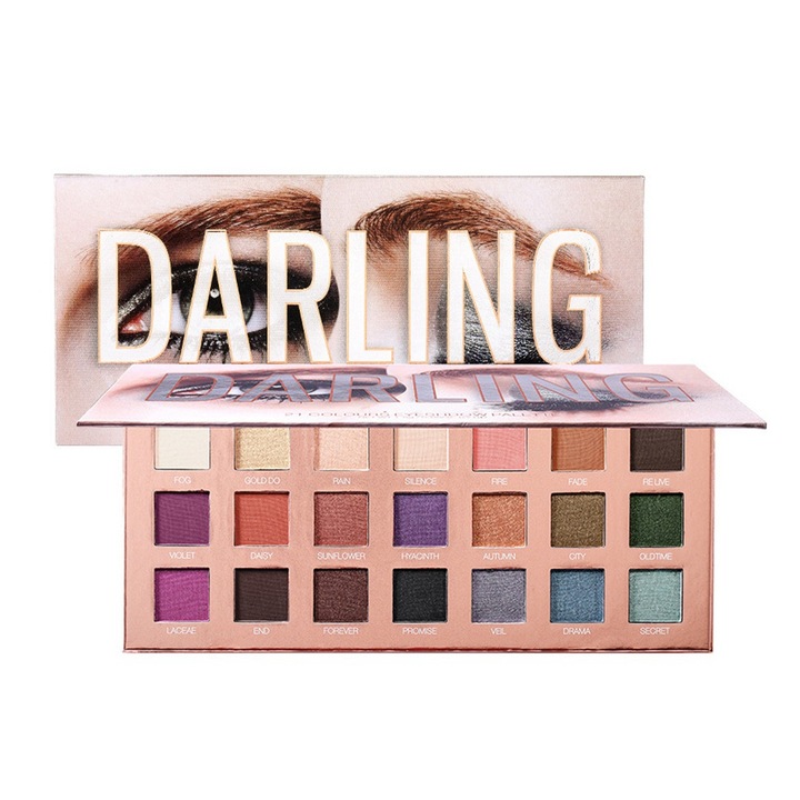 Szemhéjfesték 21 színben matt és csillogó, kozmetikai