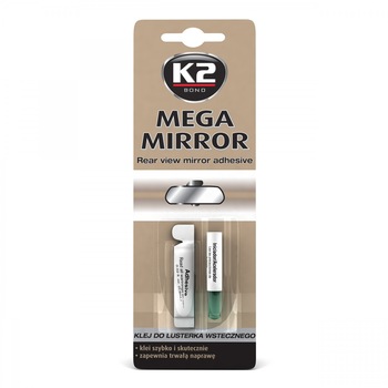 Adeziv pentru lipit oglinzi retrovizoare 60sec MEGA MIRROR K2 6ml Adeziv pentru lipit oglinzi retrovizoare 60sec MEGA MIRROR K2 6ml