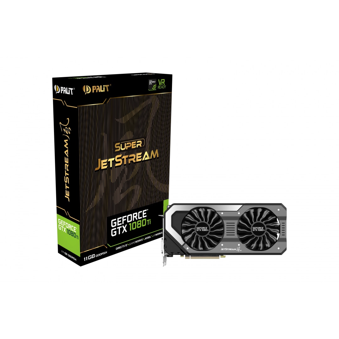 Placa video Palit GeForce GTX 1080 Ti, 11GB GDDR5, 352-bit - eMAG.ro