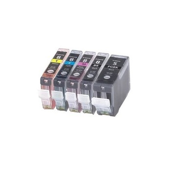 Set 5 cartuse imprimanta Canon PGI-5BK/CLI8BK/CLI8Y/CLI8C/CLI8M compatibile. Set 5 cartuse imprimanta Canon PGI-5BK/CLI8BK/CLI8Y/CLI8C/CLI8M compatibile.