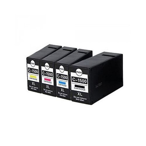 Set 4 cartuse compatibile Canon PGI-1500XL, PGI-1500XLBK, PGI-1500XLC, PGI-1500XLM, PGI-1500XLY