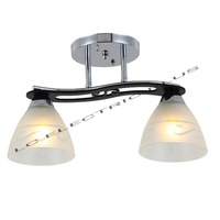 lustra kello metal cromnegru cu abajur din sticla alb 2x60wdulie e27 imagen 24_0_
0
