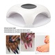 Lampa UV LED pentru unghii 60W, Mmgoqqt, 4 setari temporizator, alb, utilizare profesionala si acasa