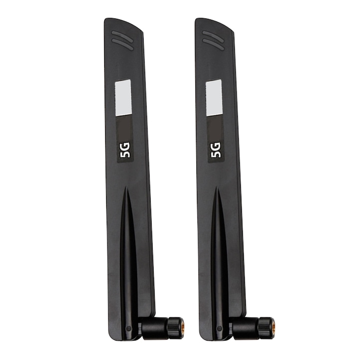 2 buc. Antena 5G SMA Masculin Castig Ridicat Antena Externa Omnidirectionala cu Banda Completa IoT pentru Router