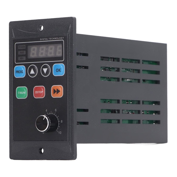 Честотен инвертор Enforose UX-52-100, 1.1kW, 1PH 176-264V, 3PH 0-220V, 0.1-400Hz, PC корпус