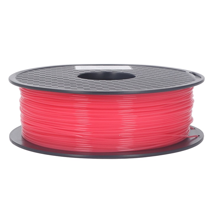 Filament 3D Enforose, PLA, rosu la alb, 1.75mm, 30-90mm/s, set 1x