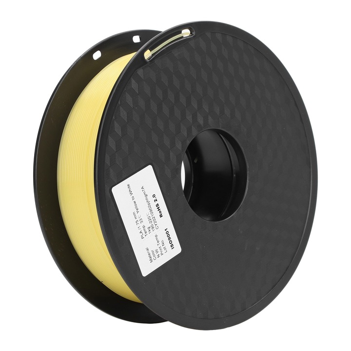 Filament 3D Enforose PLA 1.75mm, galben la alb, 190-220°C, set 1x