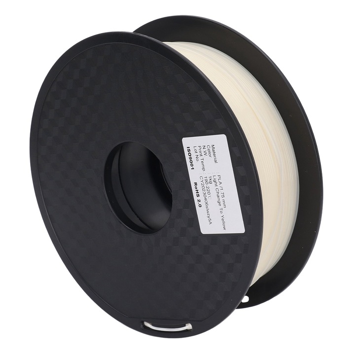Filament PLA 1.75mm Enforose, galben, rezistent la apa, stabilitate in imprimare, 1 set