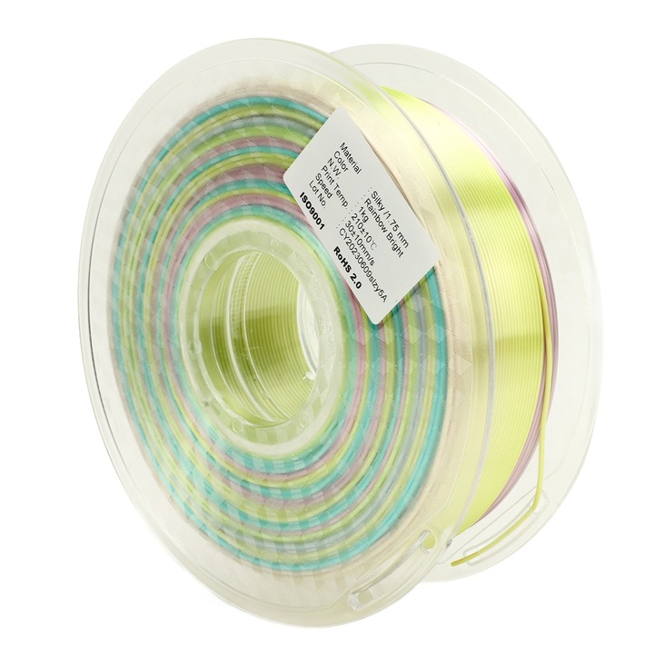 Filament PLA Enforose, Gradient Multicolor, 1.75mm, 30x50m