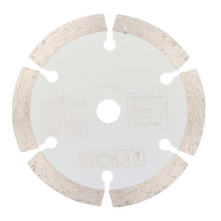 Диамантен диск за циркуляр 85 мм x 10 мм за обработка на дърво