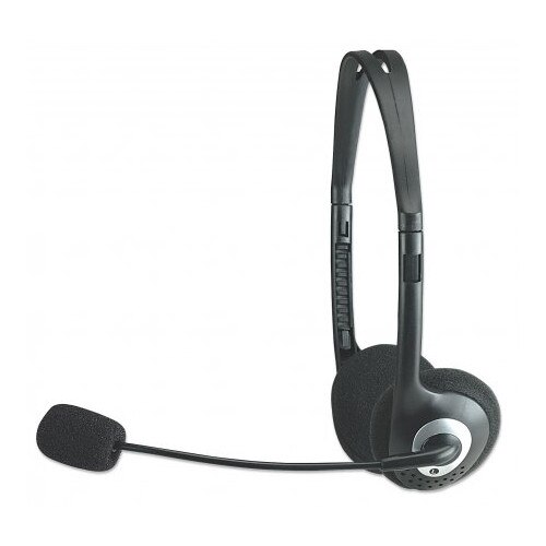 Casti stereo, Microphone, Volume Control, Silver, Blister (164429)