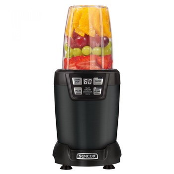 Blender Sencor SNB 6600, 1200 W, 2 recipiente, 3 programe, Negru Blender Sencor SNB 6600, 1200 W, 2 recipiente, 3 programe, Negru