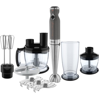 Mixer vertical Sencor SHB 5501CH, 1000 W, 9 in 1, 20 viteze, 5 accesorii, Titan Mixer vertical Sencor SHB 5501CH, 1000 W, 9 in 1, 20 viteze, 5 accesorii, Titan