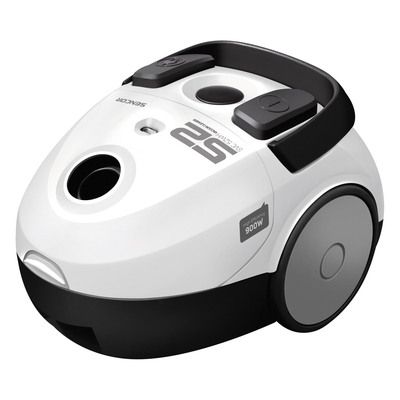 Aspirator cu sac Sencor SVC 52, 900 W, 1.5 l, tub telecopic, Alb