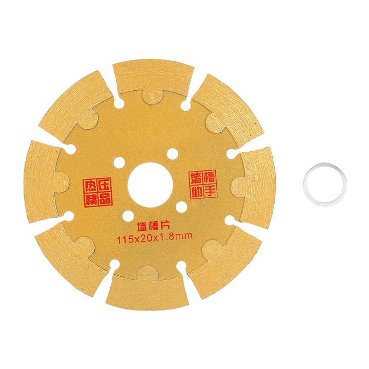 Lama pentru fierastrau circular, Enforose, cu diamant, 115x20x1.8mm, pentru taierea marmurei si a pietrei