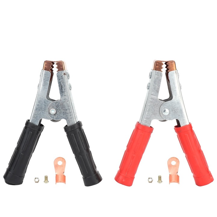 Set 2 cleme de pamant cromate pentru sudura, Enforose