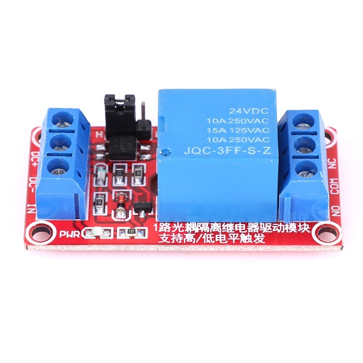 Modul de releu cu 1 canal, Enforose, AC 250V/10A, DC 30V/10A, 24V