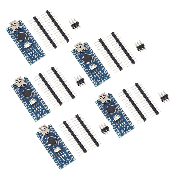Set 5 placi micro controler, Enforose, ATmega328P, 5V 16M, pentru Arduino