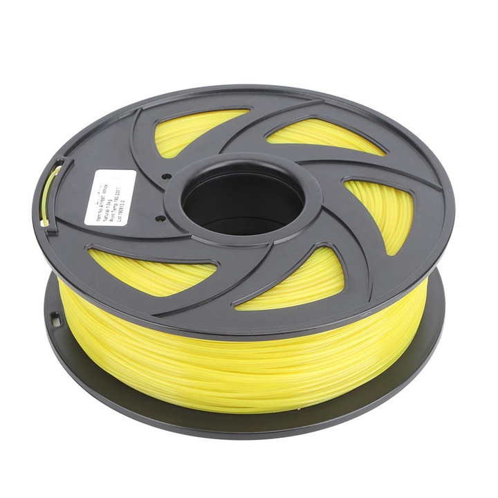 Filament 3D Enforose PLA galben 1.75mm 1kg set