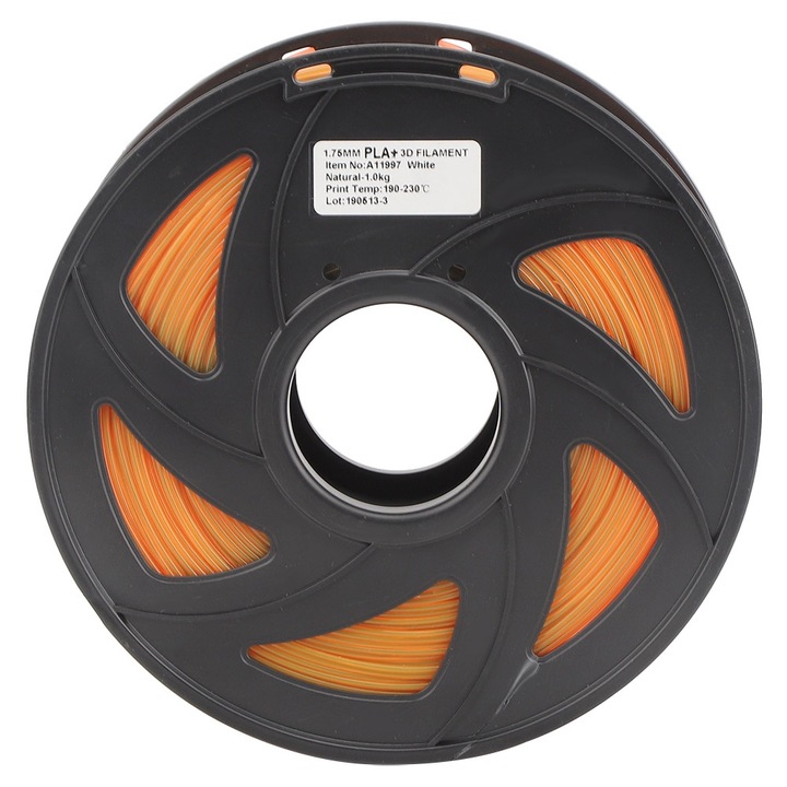 Filament 3D Enforose, PLA, 1.75mm, portocalie, 1kg, set