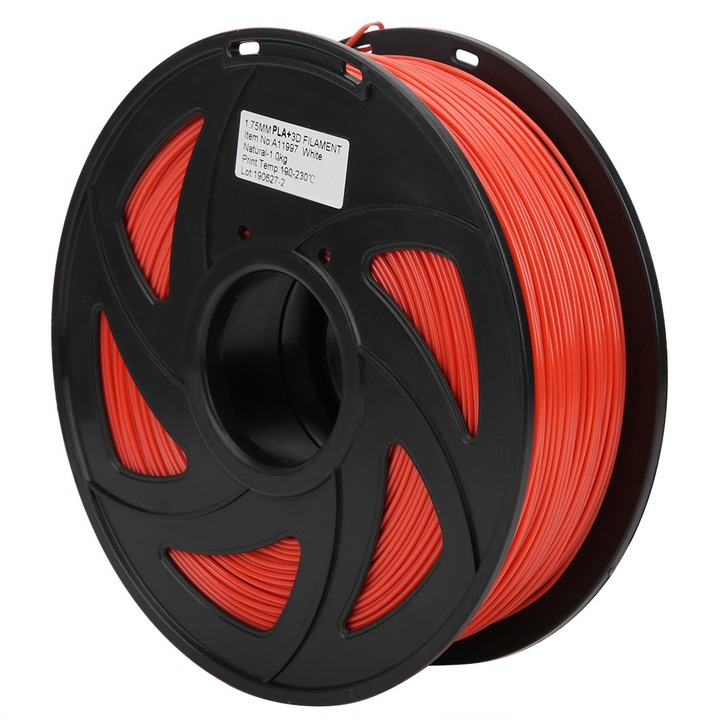 Filament 3D PLA 1.75mm 1KG, Enforose, rosu roz, set consumabile