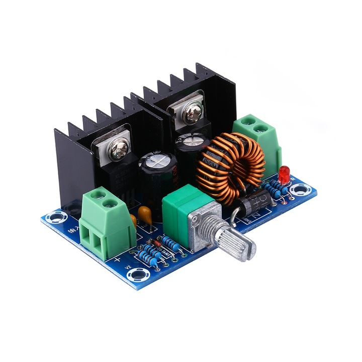 Modul DC-DC, Enforose, 4V-40V, 1.25V-36V, 8A, 61x41x27mm, 100W