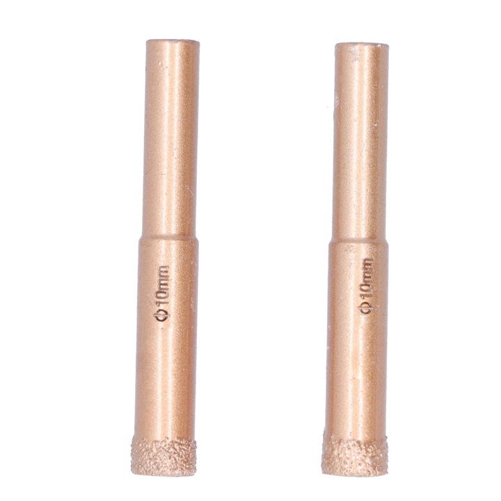 Set 2 burghie cu miez tubular, 10 mm